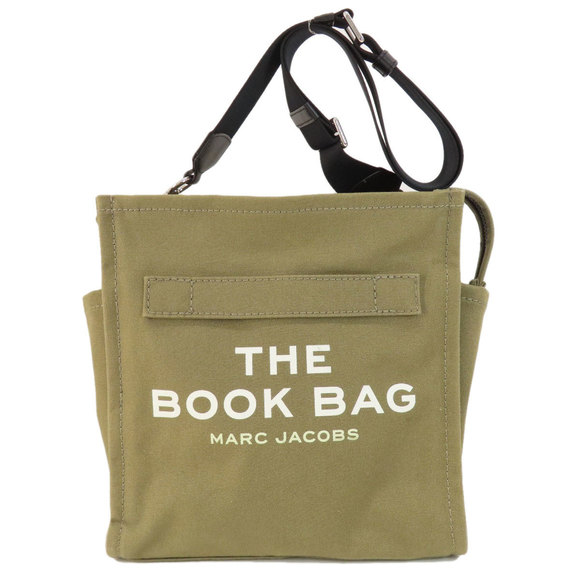 MARC JACOBS The Book Bag Shoulder Canvas Women's - Picture 1 of 10